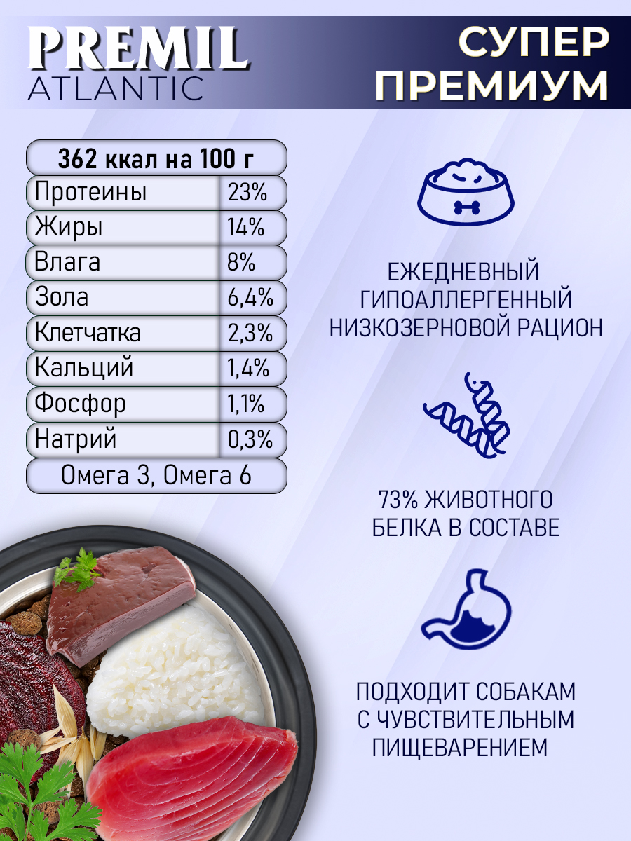 Корм Premil Atlantic super premium